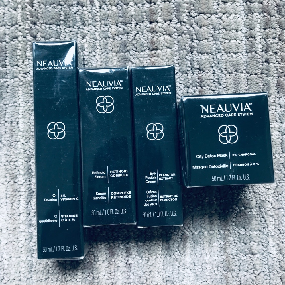 Neauvia Advanced Care set of 4 skincare products